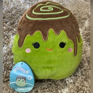 Squishmallows Green and Brown Swirl Plush